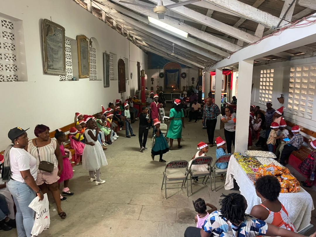 Families and children attending a community celebration